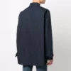 Langarm-Hemd mit Knopfleiste und Logo am Kragen «Navy» 671586TYB184100