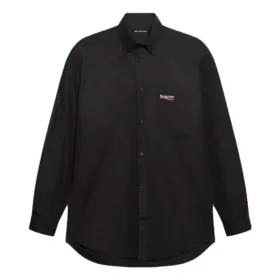 Langarm-Shirt «Black» aus der Political Campaign 621960TYB181000