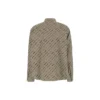 Langarm-Shirt mit durchgehendem Logomuster «Beige» 662983TNLL19763
