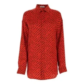 Langarm-Shirt mit Logo-Aufdruck, rot 623037TJLI16167