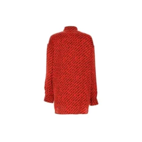 Langarm-Shirt mit Logo-Aufdruck, rot 623037TJLI16167