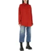 Langarm-Shirt mit Logo-Aufdruck, rot 623037TJLI16167