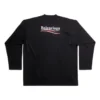 Langarm-T-Shirt für das Political Campaign, weite Passform «Schwarz» 681046TKVJ11070