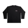 Langarm-T-Shirt für das Political Campaign, weite Passform «Schwarz» 681046TKVJ11070