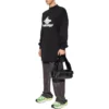 Langarm-T-Shirt im Lagen-Sport-Look, Oversize «Schwarz-Weiss» 739027TPVF21070