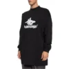 Langarm-T-Shirt im Lagen-Sport-Look, Oversize «Schwarz-Weiss» 739027TPVF21070