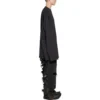 Langarm-T-Shirt Oversized «Black Faded» 739783TOVF49034