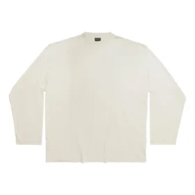 Langarm-T-Shirt Oversized «Off White» 739783TOVF49199