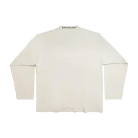 Langarm-T-Shirt Oversized «Off White» 739783TOVF49199