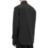 Langarmhemd mit Knopfleiste und Logo am Kragen «Schwarz» 671586TYB181000