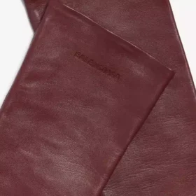 Lange Damenhandschuhe in Burgunderrot