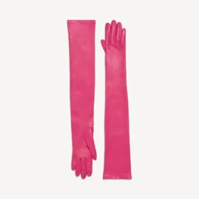 Lange Damenhandschuhe in Rosa