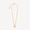 Lange Halskette «Nano Square» in Gold