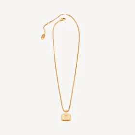 Lange Halskette «Nano Square» in Gold