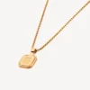 Lange Halskette «Nano Square» in Gold
