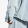 Langärmliges Denim-Hemd für Herren in Hellblau