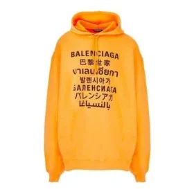 Languages Logo-Hoodie «Orange Black» 641679TJVI67513