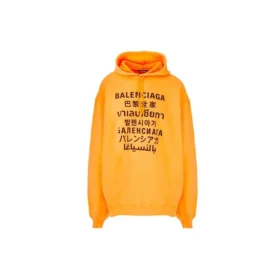 Languages Logo-Hoodie «Orange Black» 641679TJVI67513