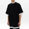 Layered T-Shirt Oversized «Black White» 644693TIVG61070