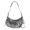 Le Cagole Kleine Umhängetasche Metallic «Silver» 6713070GT3Y8103