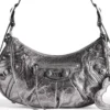 Le Cagole Kleine Umhängetasche Metallic «Silver» 6713070GT3Y8103