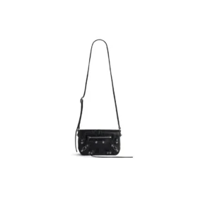 Le Cagole Mini-Flap-Tasche «Black» 781911210KR1000