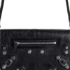 Le Cagole Mini-Flap-Tasche «Black» 781911210KR1000