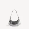 Le Cagole-Umhängetasche für Damen, klein, in Silber Le Cagole-Umhängetasche für Damen, klein, in Silber