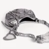 Le Cagole-Umhängetasche für Damen XS in Silber Le Cagole-Umhängetasche für Damen XS in Silber