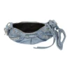 Le Cagole Xs Denim-Umhängetasche «Blue» 6713092109U4715
