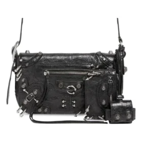 Le Cagole Xs Flap Bag mit Piercings «Schwarz» 7190822AAE31000