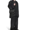 Le Cagole Xs Flap Bag mit Piercings «Schwarz» 7190822AAE31000
