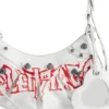 Le Cagole Xs Umhängetasche DIY Metal «White» 6713092AAXE9066