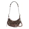 Le Cagole Xs Umhängetasche Metallic «Brown» 6713090GT3Y2564