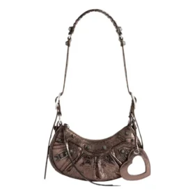 Le Cagole Xs Umhängetasche Metallic «Brown» 6713090GT3Y2564