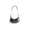 Le Cagole Xs Umhängetasche Metallic «Brown» 6713090GT3Y2564
