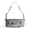 Le Cagole Xs Umhängetasche Metallic «Silver» 7716700GT3Y8103