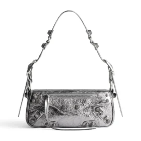 Le Cagole Xs Umhängetasche Metallic «Silver» 7716700GT3Y8103