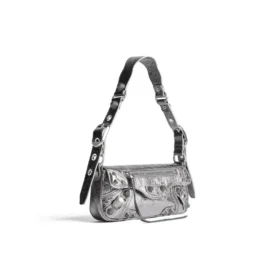 Le Cagole Xs Umhängetasche Metallic «Silver» 7716700GT3Y8103