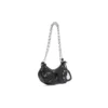 Le Cagole Xs Umhängetasche mit Kette «Black» 7128131VG9Y1000