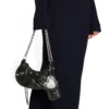 Le Cagole Xs Umhängetasche mit Kette «Black» 7128131VG9Y1000