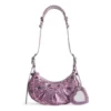 Le Cagole XS Umhängetasche mit Leopardenmuster «Pink» 6713092AAV75651