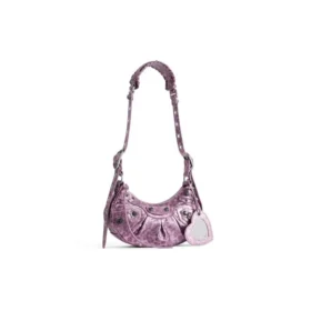 Le Cagole XS Umhängetasche mit Leopardenmuster «Pink» 6713092AAV75651