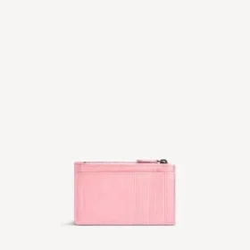 Le City Lang-Münz- und Kartenetui für Damen in Vintage-Pink