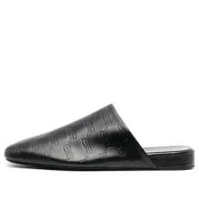 Leather Pantoletten «Black» 743926WB7221000