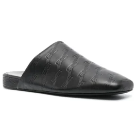 Leather Pantoletten «Black» 743926WB7221000