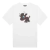 Limited Edition, kleines Muster, Kurzarm, Unisex, weiss 612966TJVM99000