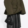 Lindsay Kleine Schultertasche mit Krokodilprägung «Schwarz» 701141210C91000