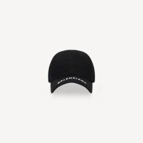 Logo-Baseballkappe in Schwarz
