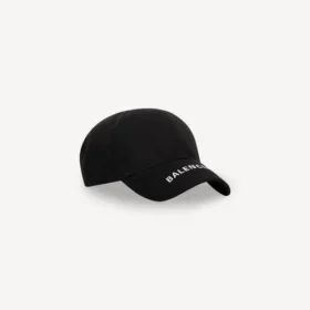 Logo-Baseballkappe in Schwarz